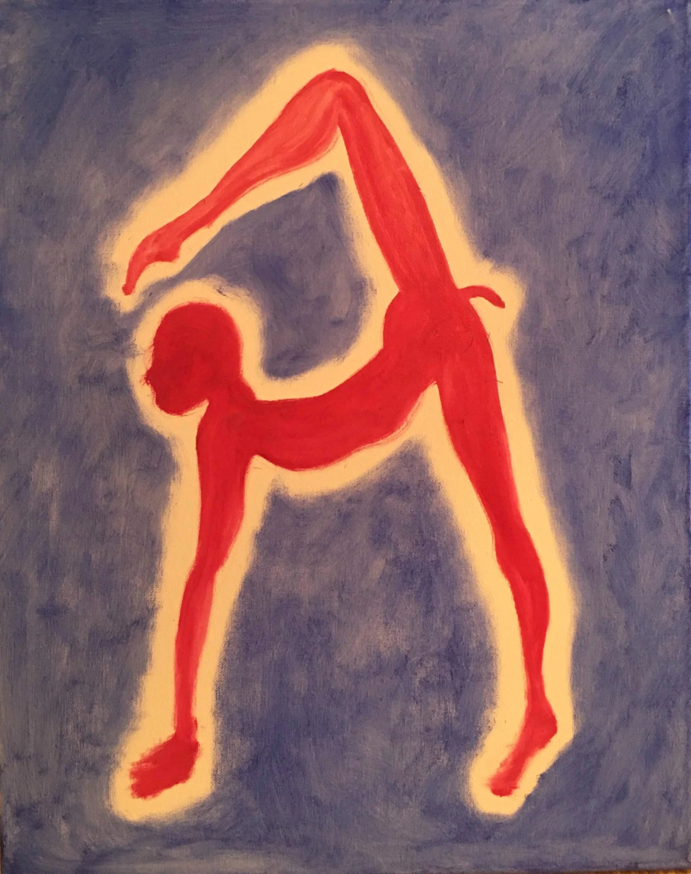 GET SOME MEAT ON THOSE BONES 36" x 22" oil on canvas