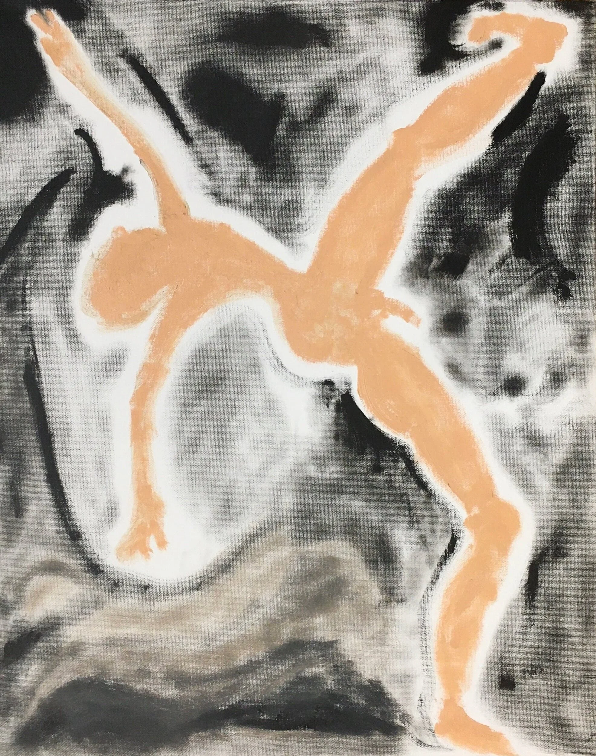 OOPS 24" x 14" oil on canvas $200