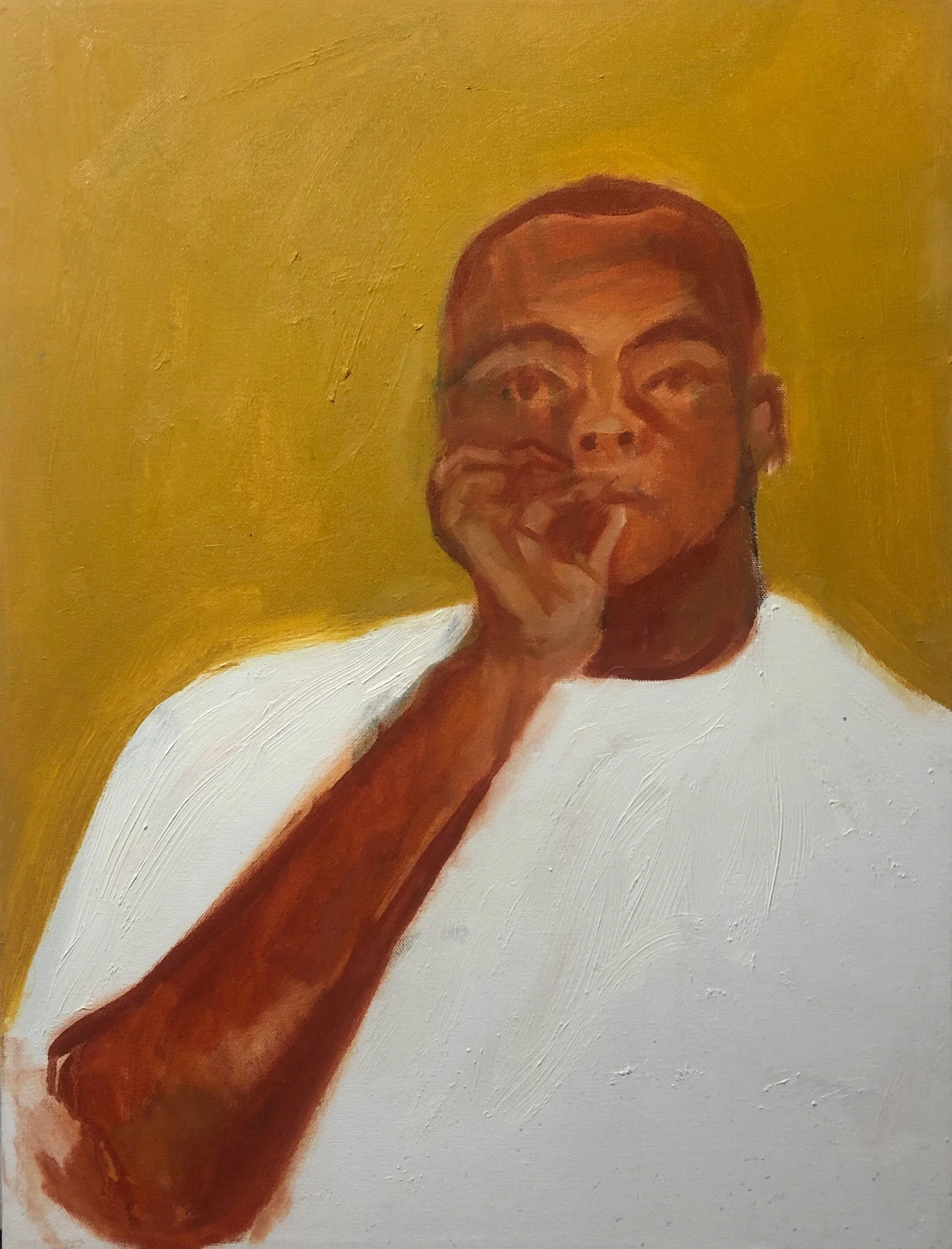 ROBBIE 36" x 24" oil on canvas $300