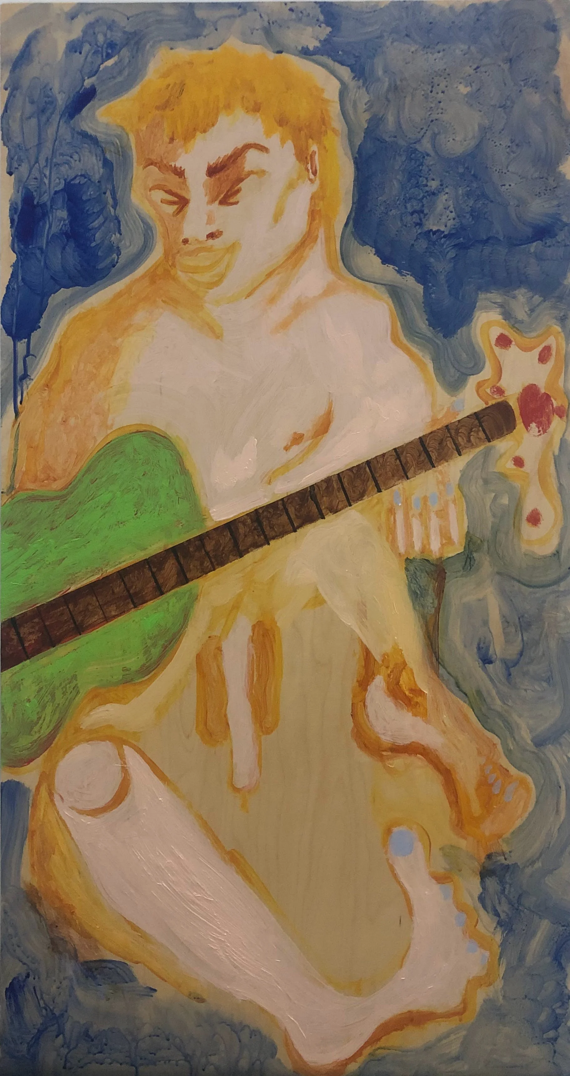 MOMME II 48" x 22" acrylic on wood $300