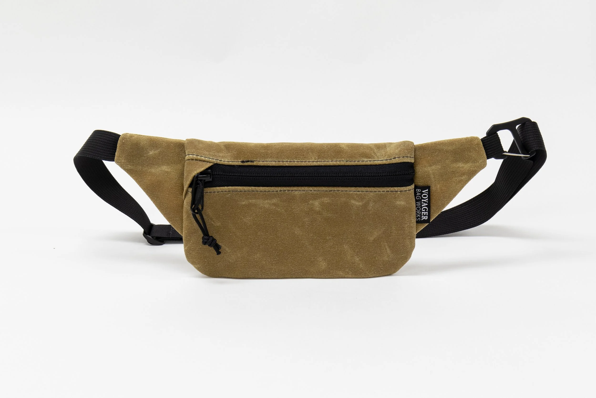 Handmade Waxed Canvas Hip Pack — Voyager Bag Works