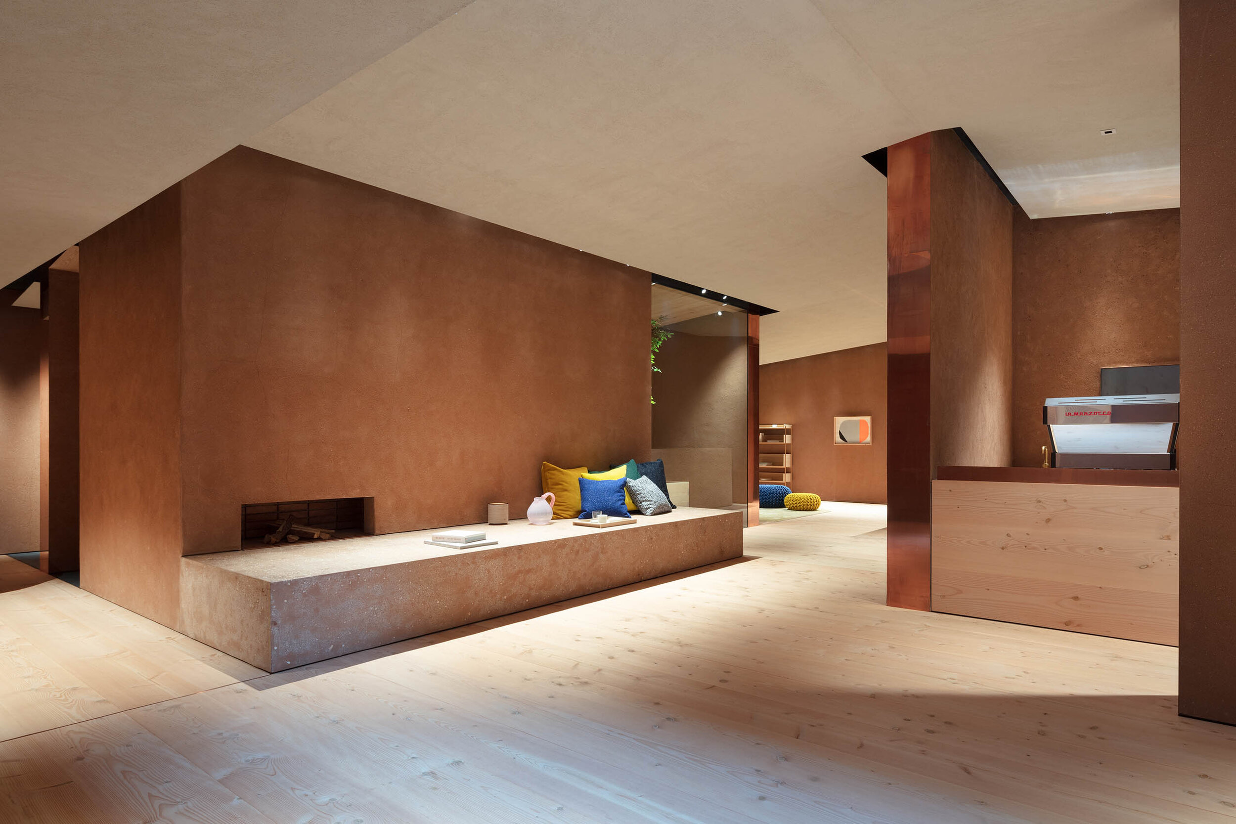  Teruhiro Yanagihara Studio has designed warm atmosphere for 1616/arita japan showroom in Arita, Japan. 