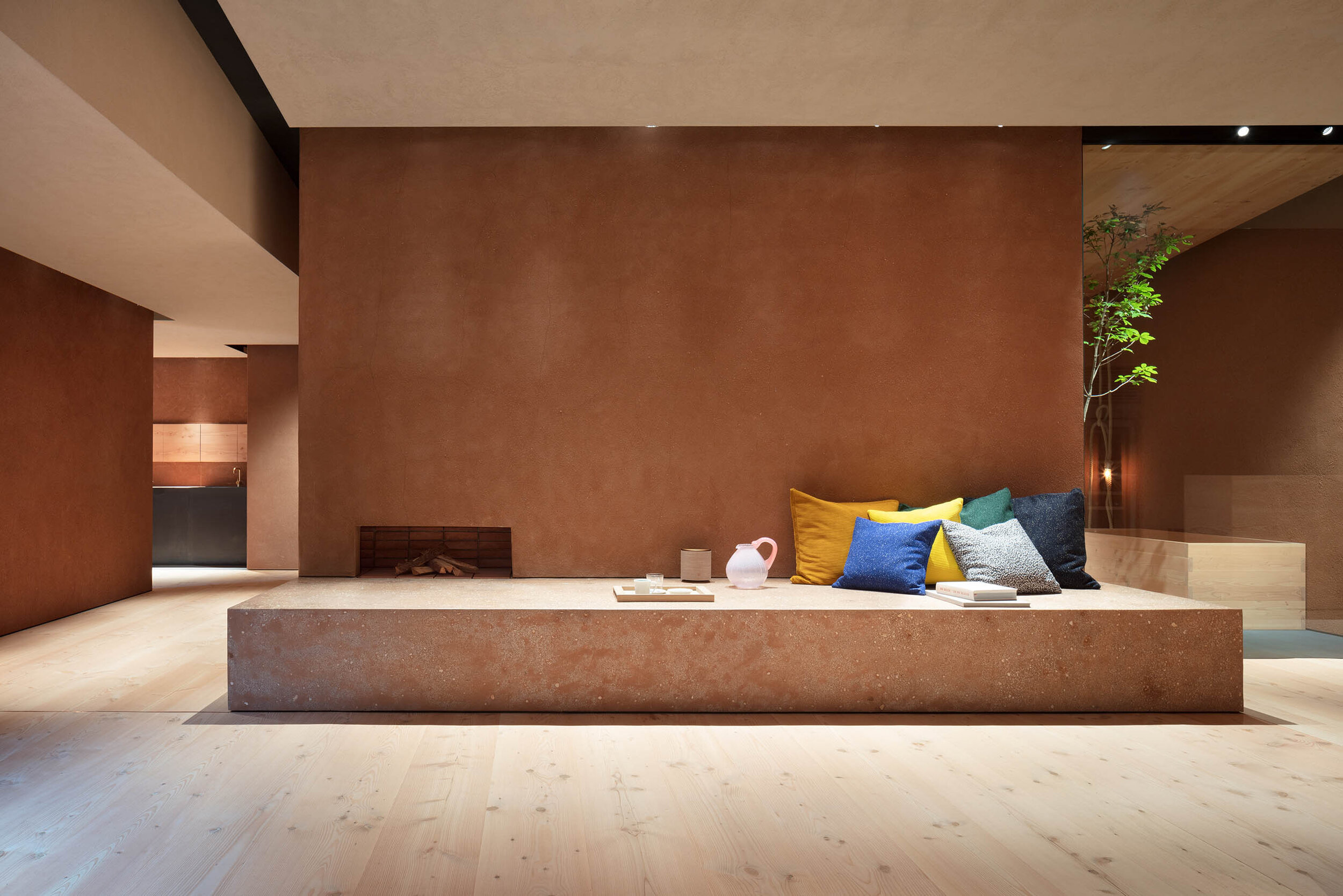  Teruhiro Yanagihara Studio has designed   living room-like space for 1616/arita japan showroom in Arita, Japan. 