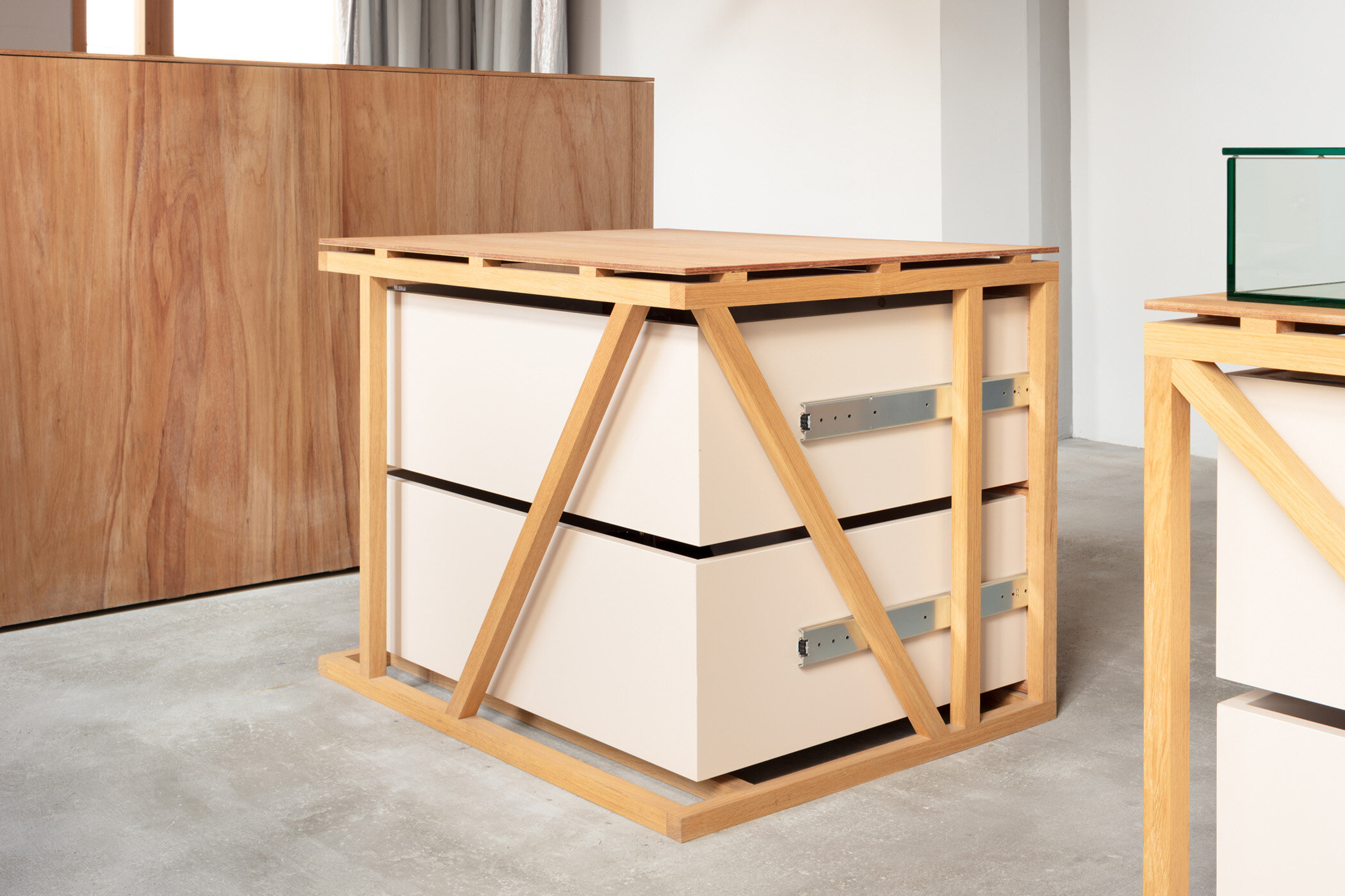  A drawers of fashion store I SEE ALL, designed by Yusuke Seki Studio. 