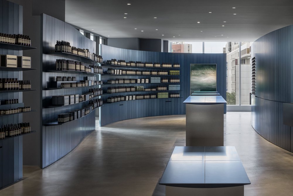 AĒSOP Newoman Yokohama by Torafu Architects — IDREIT® | interior design ...