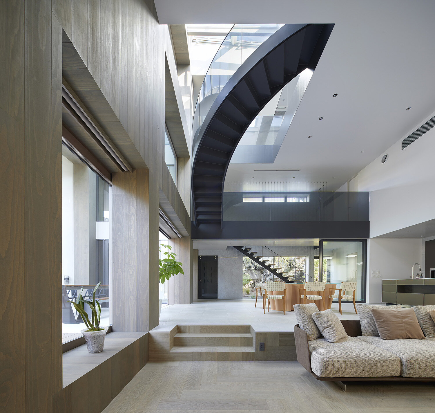  Living room of ‘Shoto S’, a residence designed by Japanese architecture design studio SINATO led by Chikara Ono. 