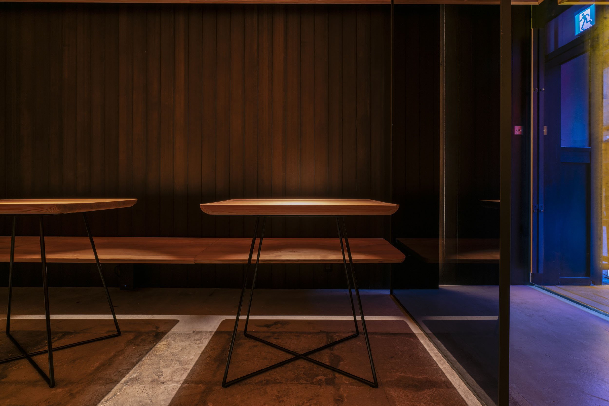  cafe co. （カフェ）の森井良幸がインテリアデザインを手掛けた京都・祗園のUSAGIYA Kyotoのディテール 