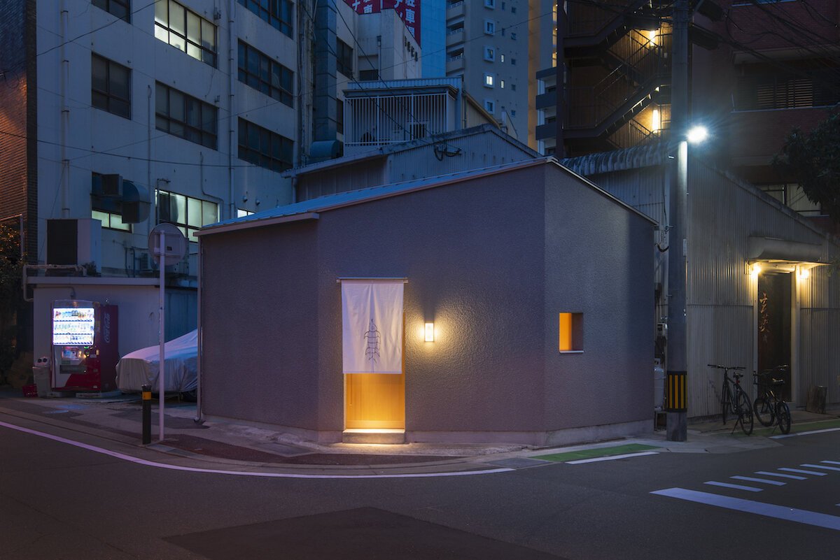 facade design of sushi restaurant takigawa designed by case-real
