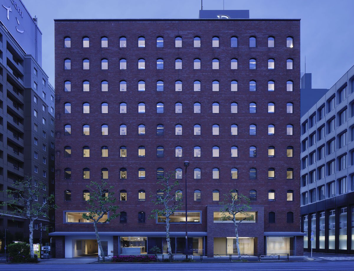 facade of DDD HOTEL designed by Case-Real in Tokyo Japan