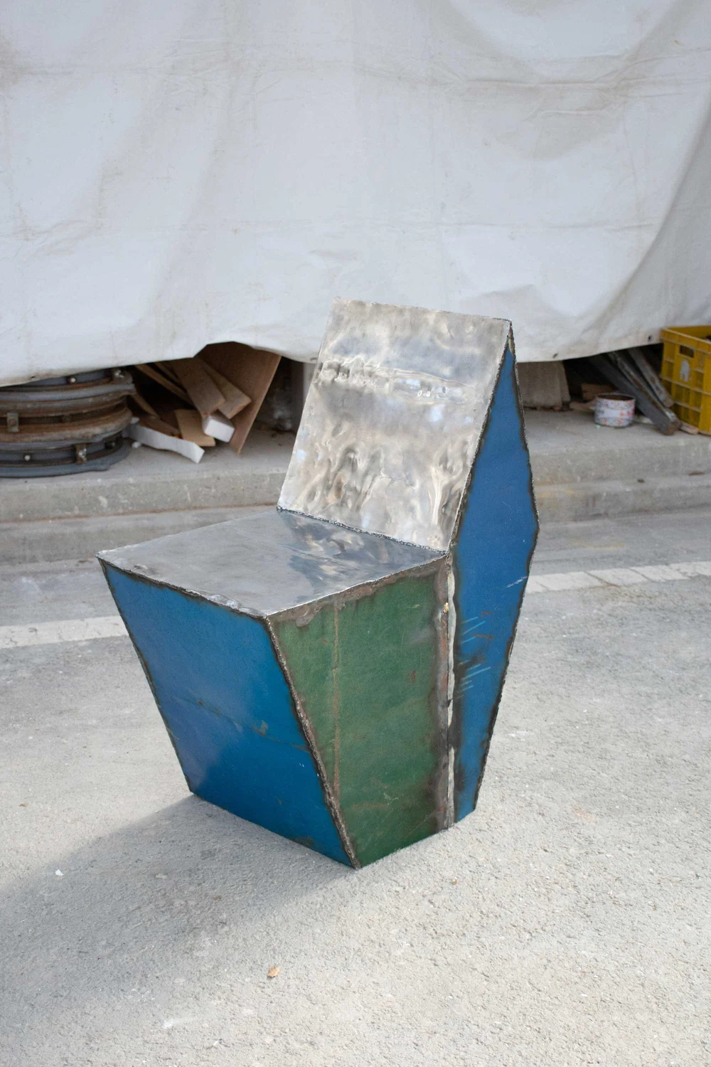 2023卒業制作「scrapdrum chair」by Gota Mino — IDREIT