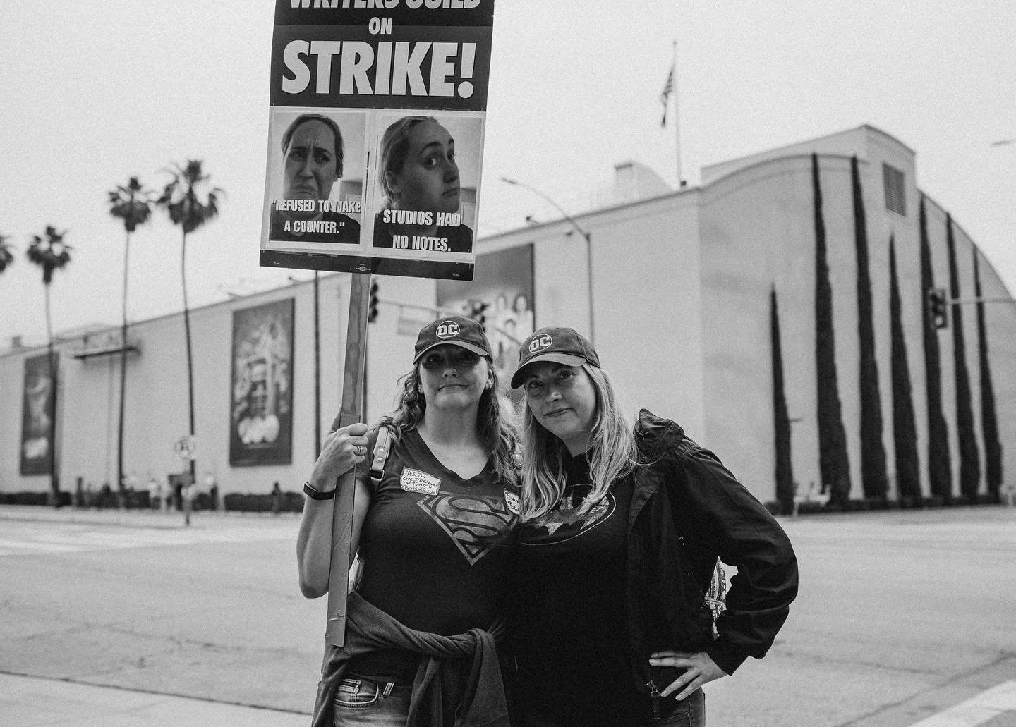 Shawna Benson and Julie Benson WGA Strike Line.jpg