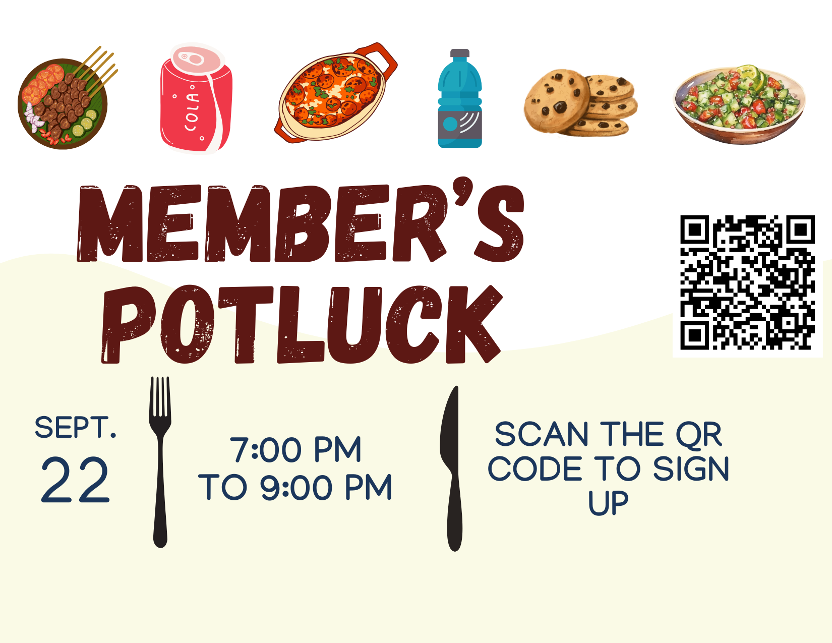 MEMBERS Fall Potluck