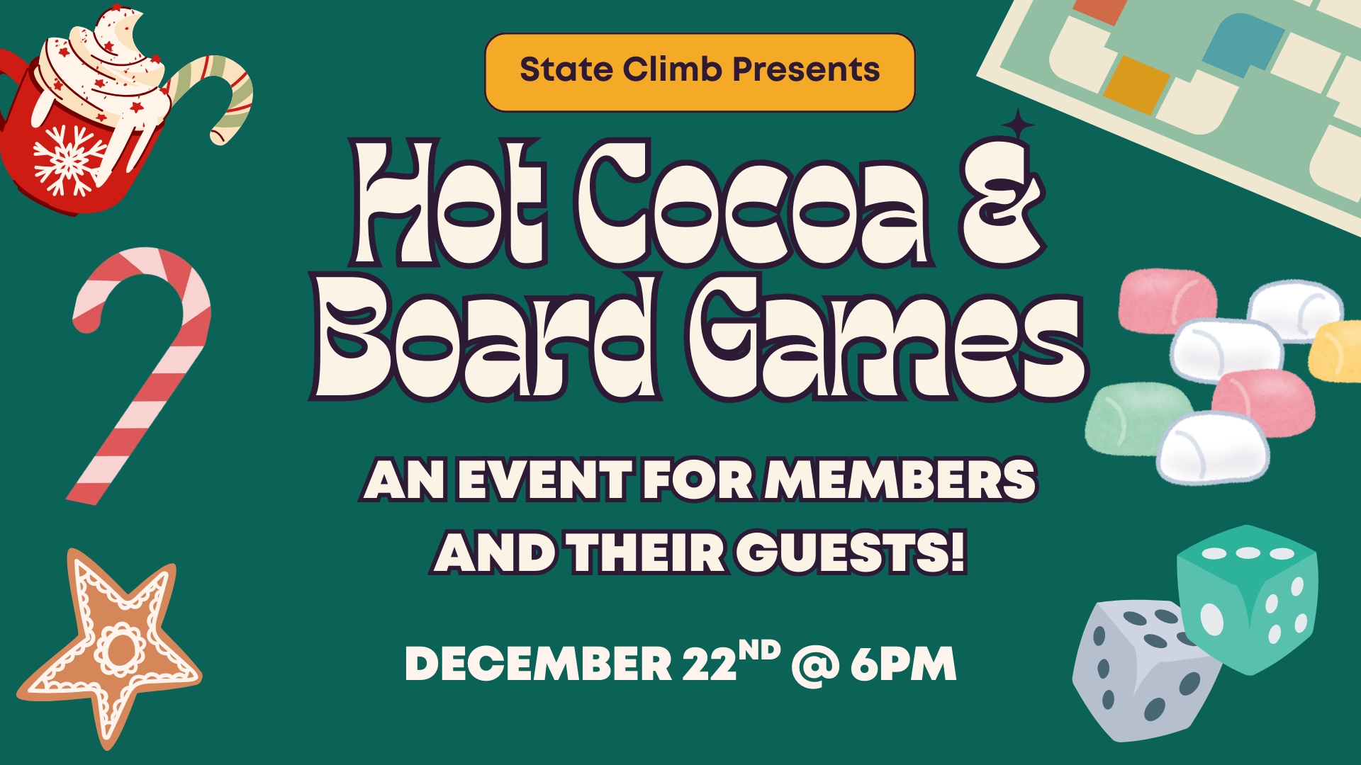 Member's Board Game &amp; Hot Cocoa Night!