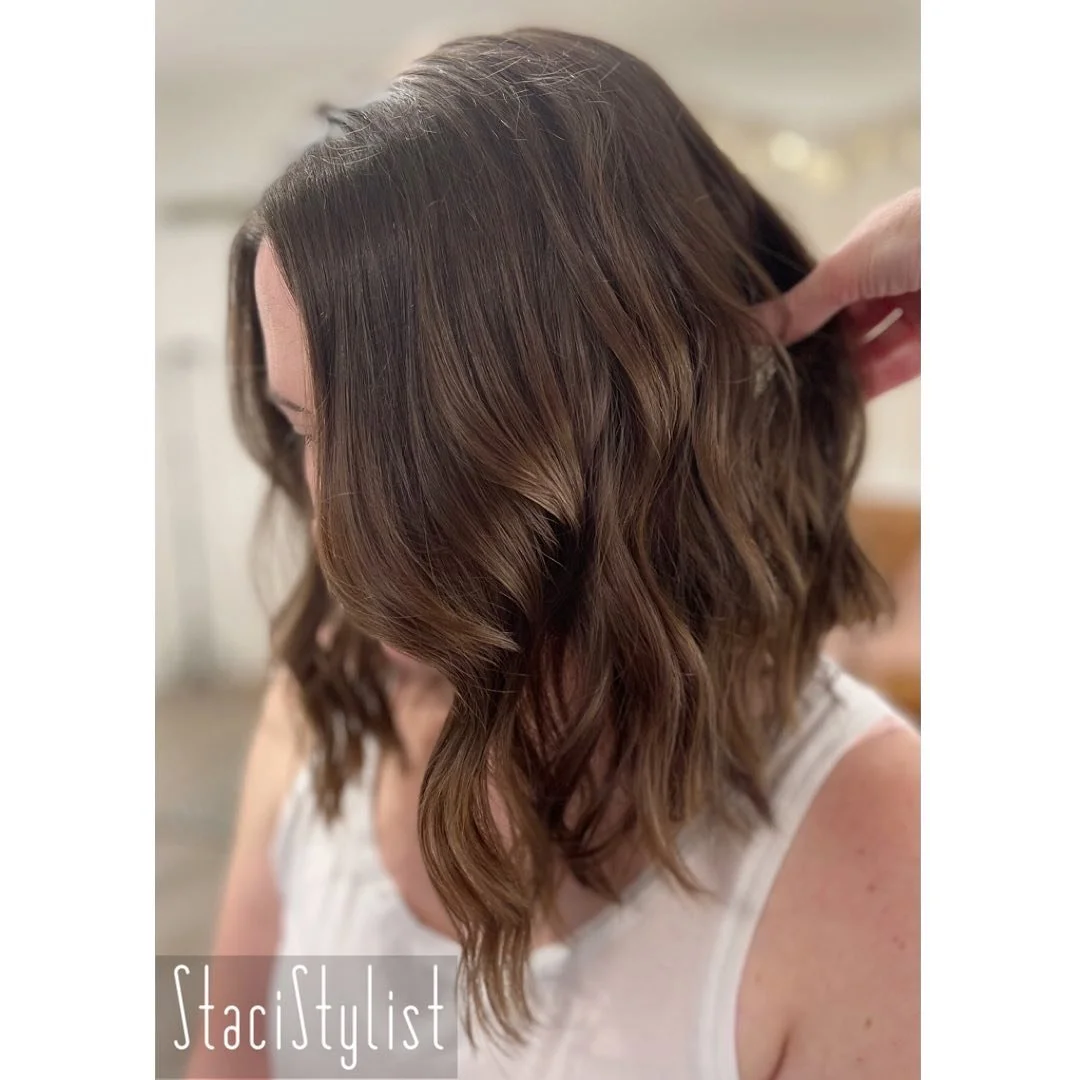 🤔What if you could have a big color change in one appointment? It&rsquo;s not every day I can change a blonde back to a brunette, but here are some key ingredients to this success:

💡Communication - this client expressed her desire to move back tow