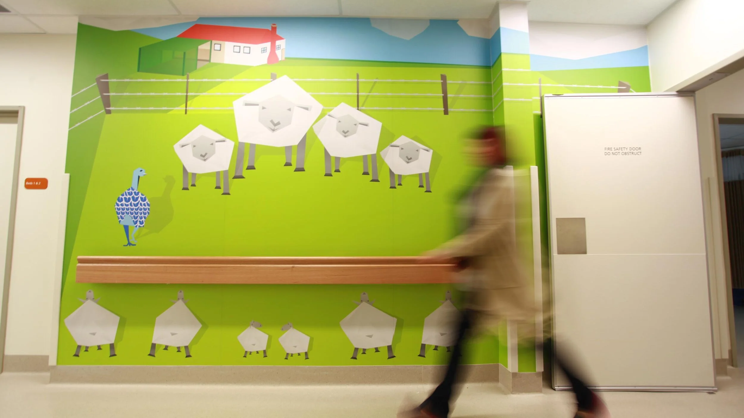 Murrumbidgee Local Health District’s Base Hospital Children’s Ward East Corridor