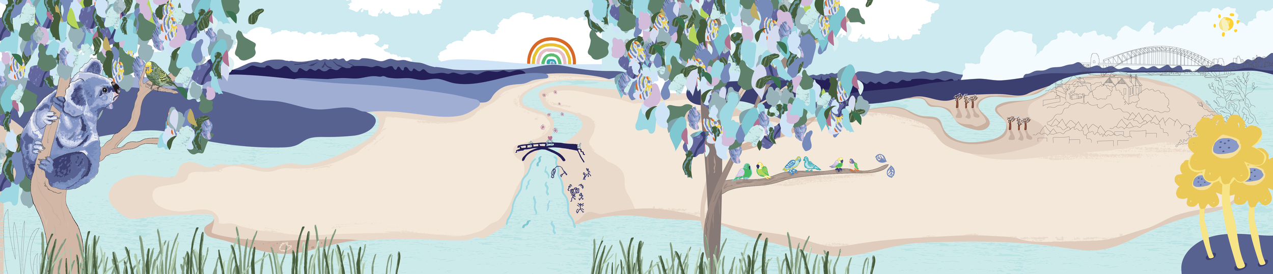 The Children's Hospital at Westmead Artwork by Rach Viski