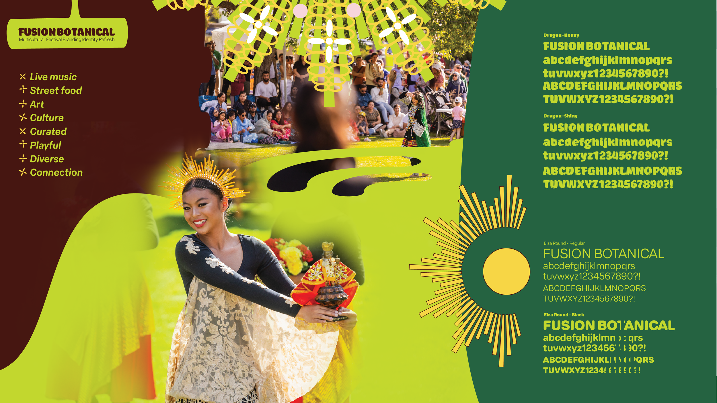 FUSION BOTANICAL Visual Identity and Logo Design Minta Viski