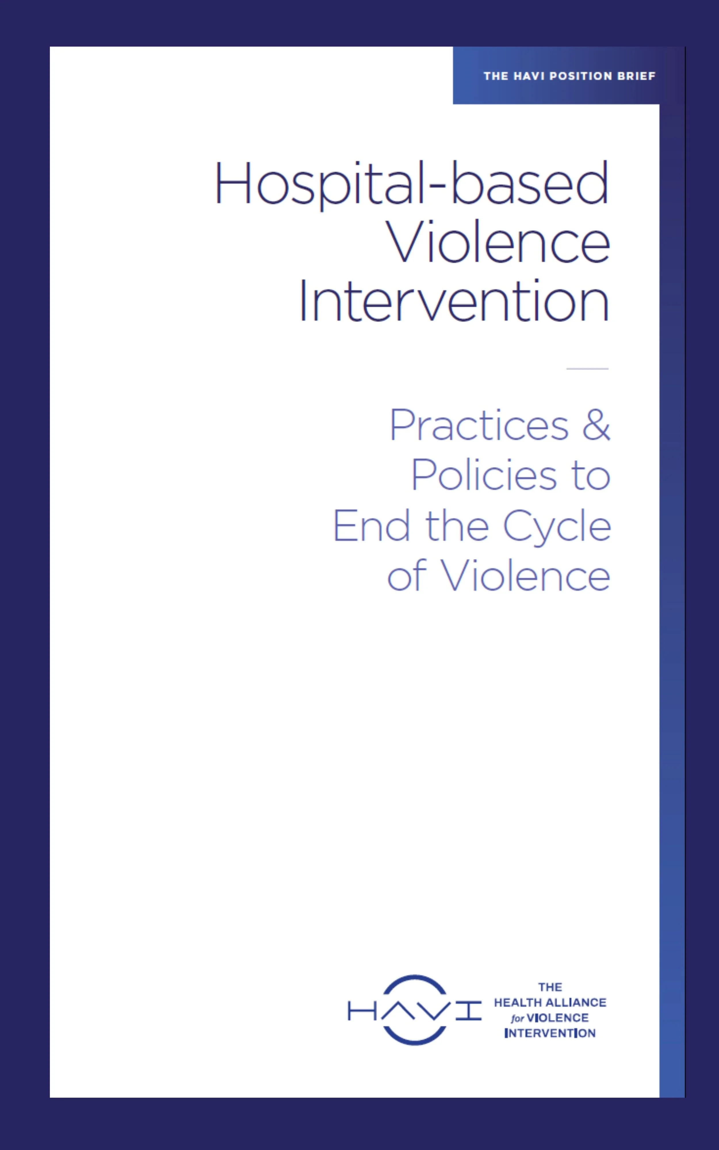 Hvip Programs The HAVI — HAVI Position Paper-HVIPs Practices and Policies | Health ...