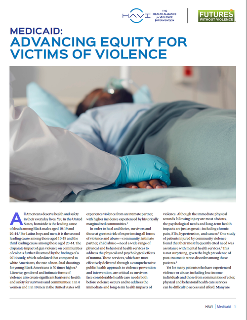 The HAVI — Public Funding For Violence Intervention | Health Alliance ...