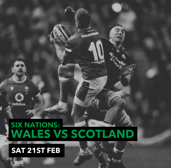 RUGBY Wales V Scotland 4.40pm