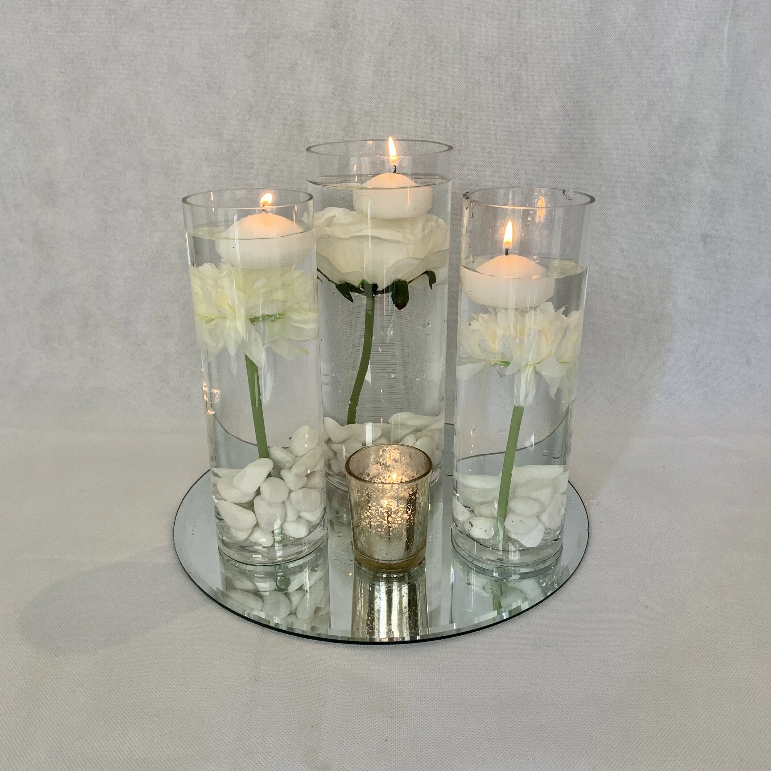 Floating candle centerpiece