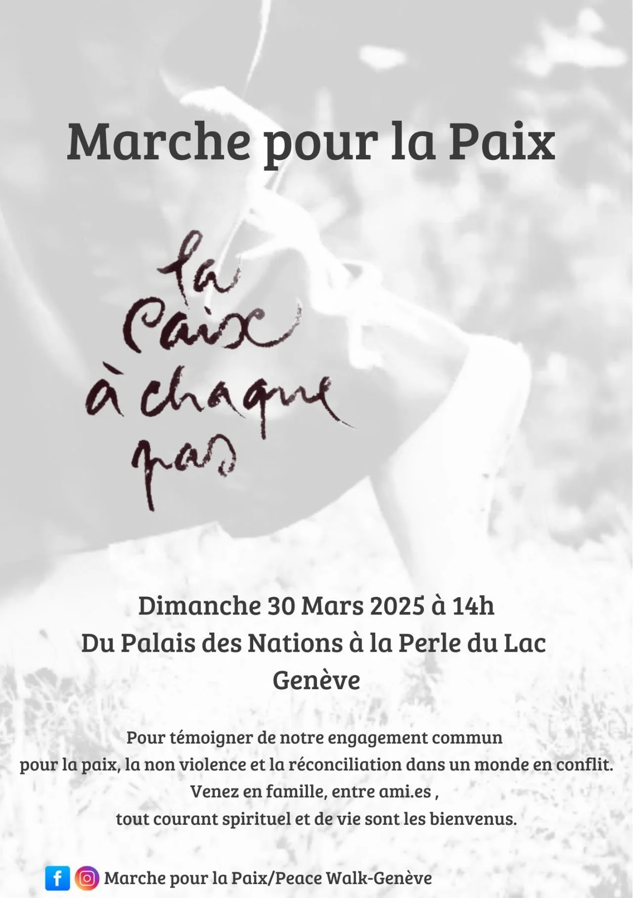 “March for Peace” in Geneva