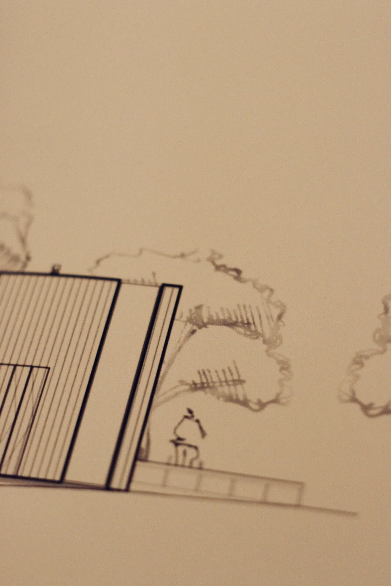 Tasmanian Garden Studio — hand-drawn diagram