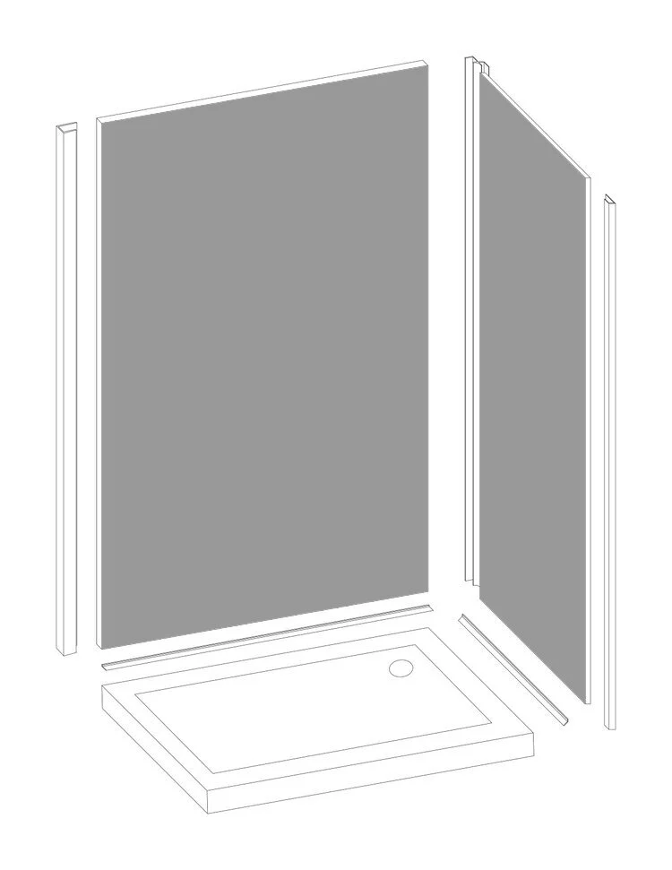 Laminate Shower Panels — Splashwall