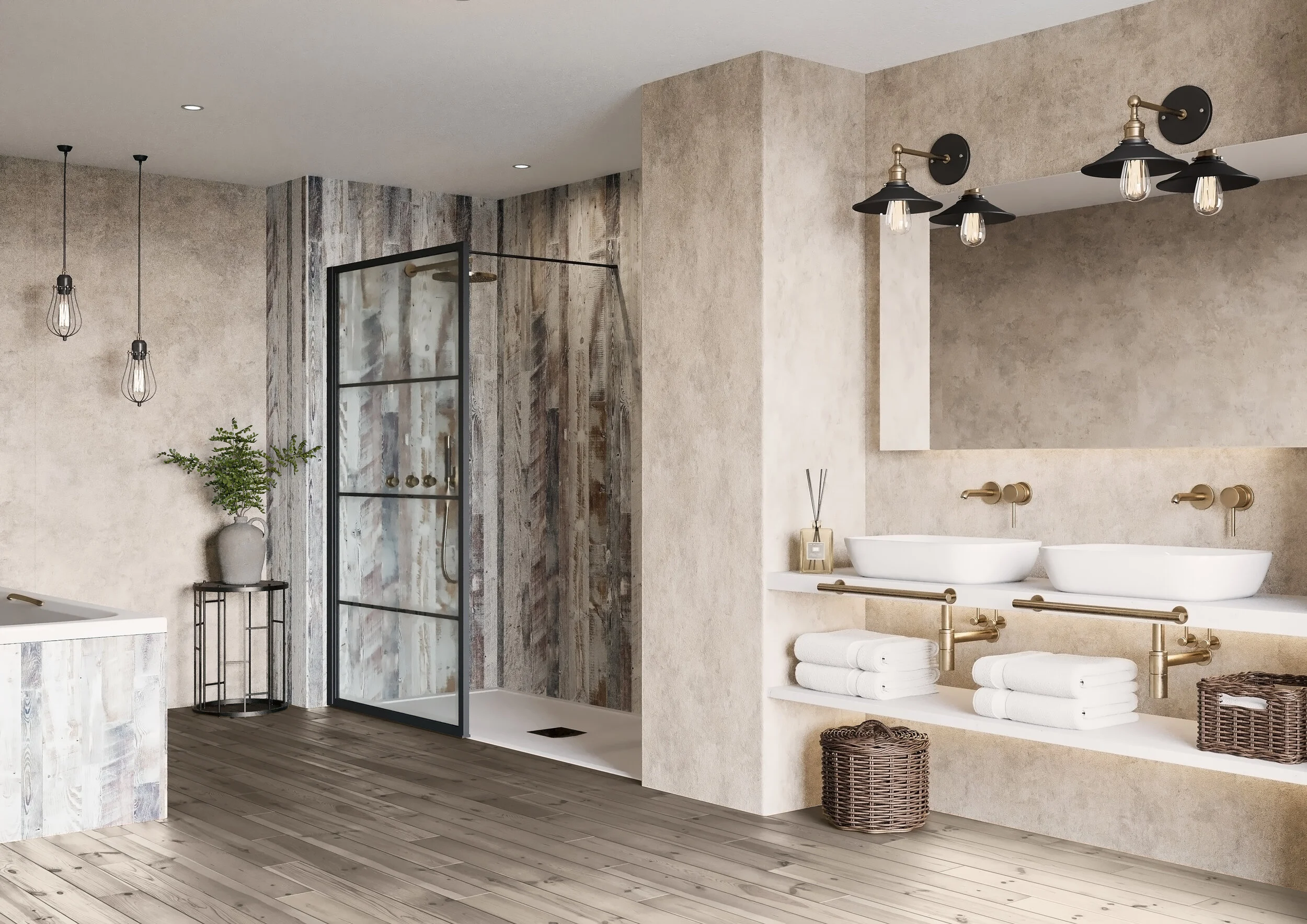 Acrylic Shower Panels — Splashwall