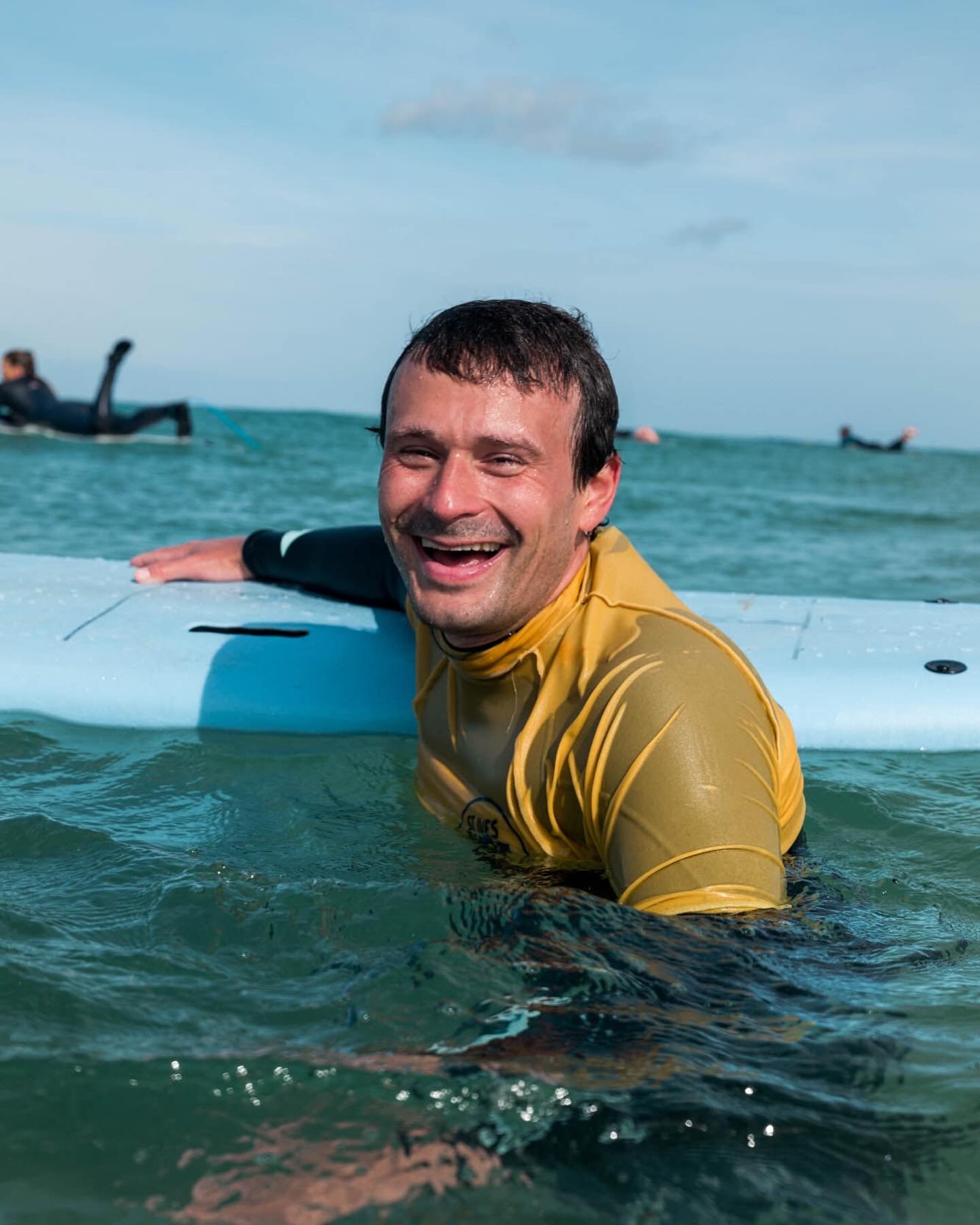 A happy chap. 

Plenty of joy out in that salt water. 

@nickpumphreyphoto 

-
-
-
-
-
-
-
-
#nobaddays #stivessurfschool #stives #cornwall #surfing #adventure #community #porthmeor #porthminster #learntosurf #health #yoga #wellness #surfretreat #lov