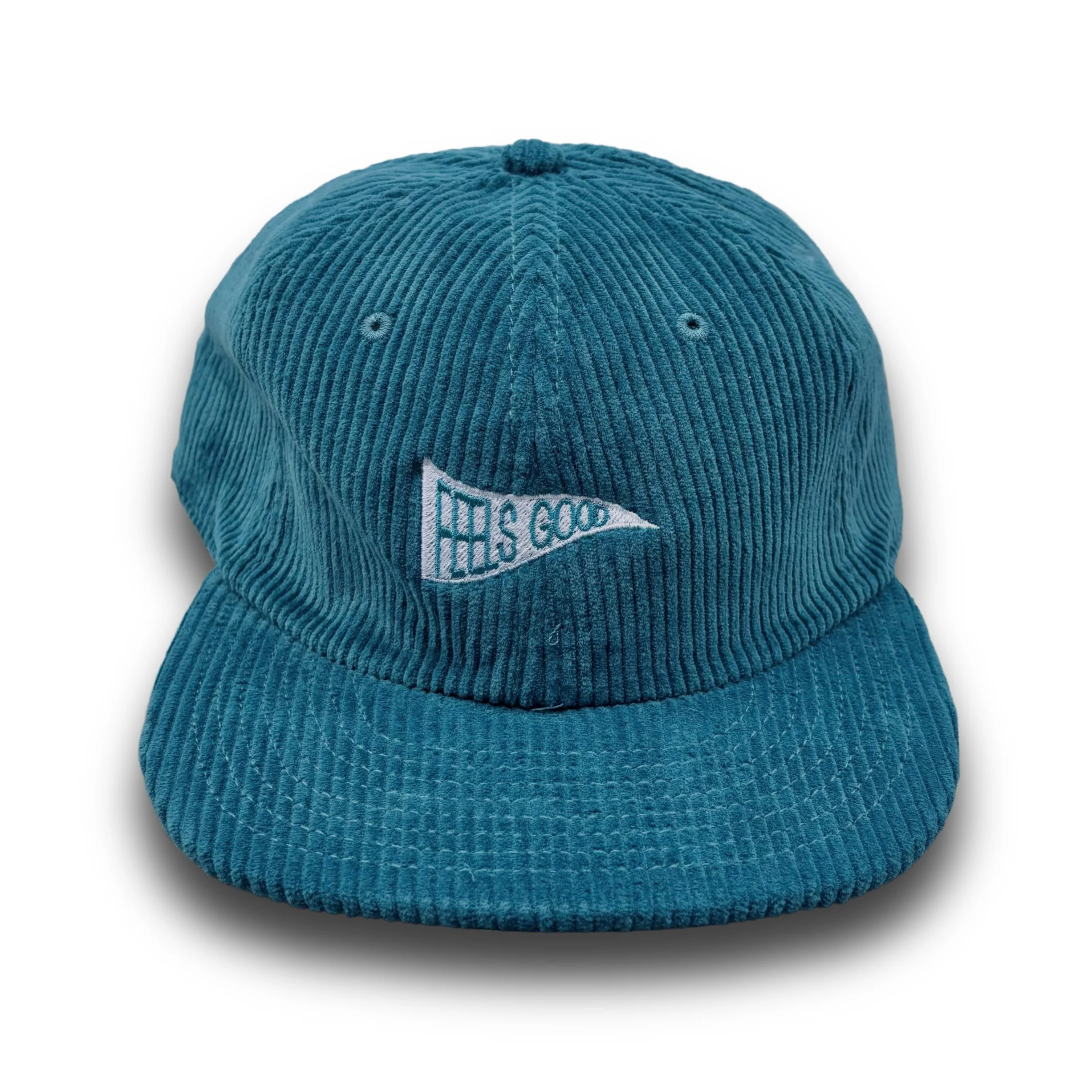 Feels Good Cord Cap- Atlantic Blue