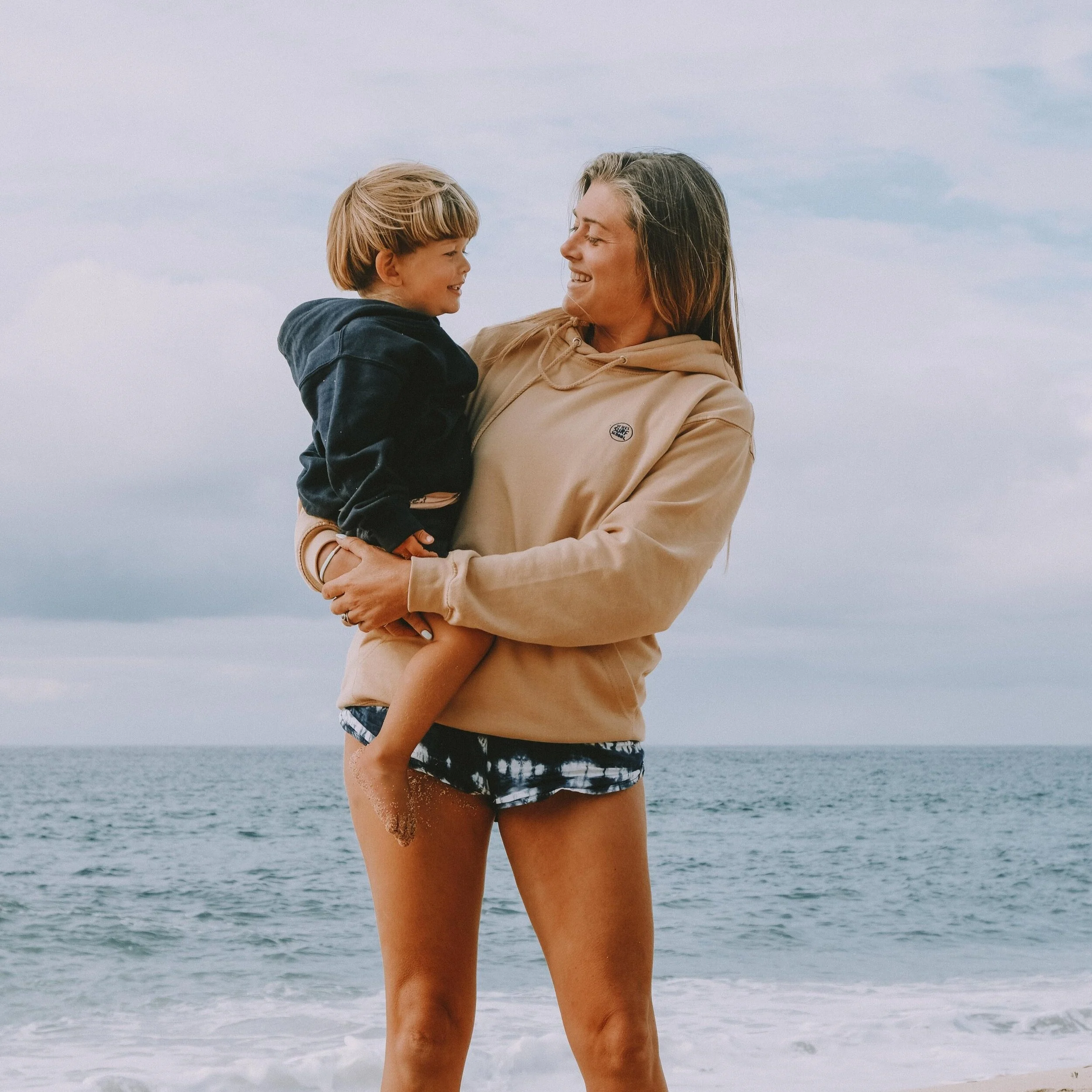 'Original Logo' Unisex Hoodie - Nude