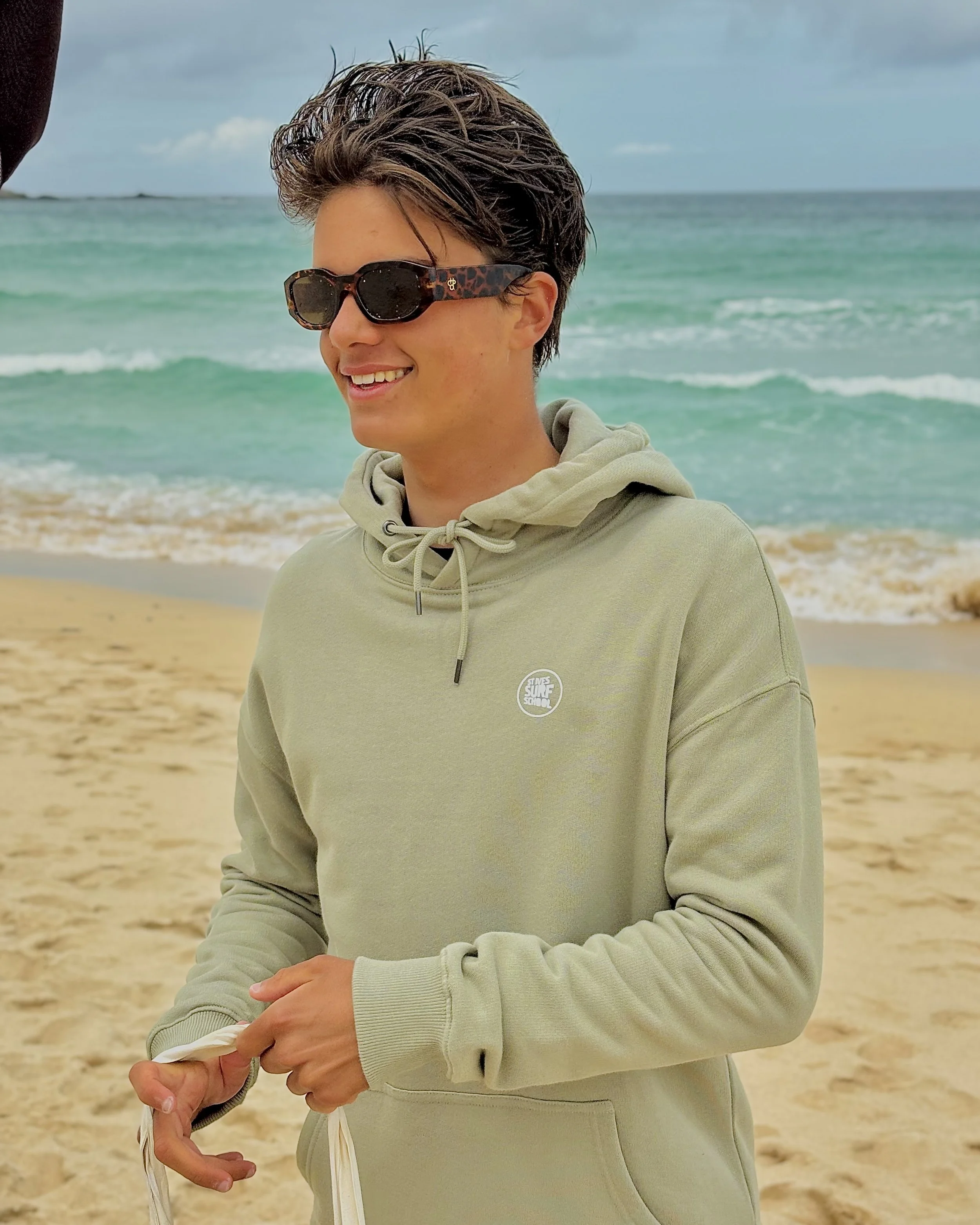 ‘No Bad Days’ Adult Unisex Hoodie - Khaki