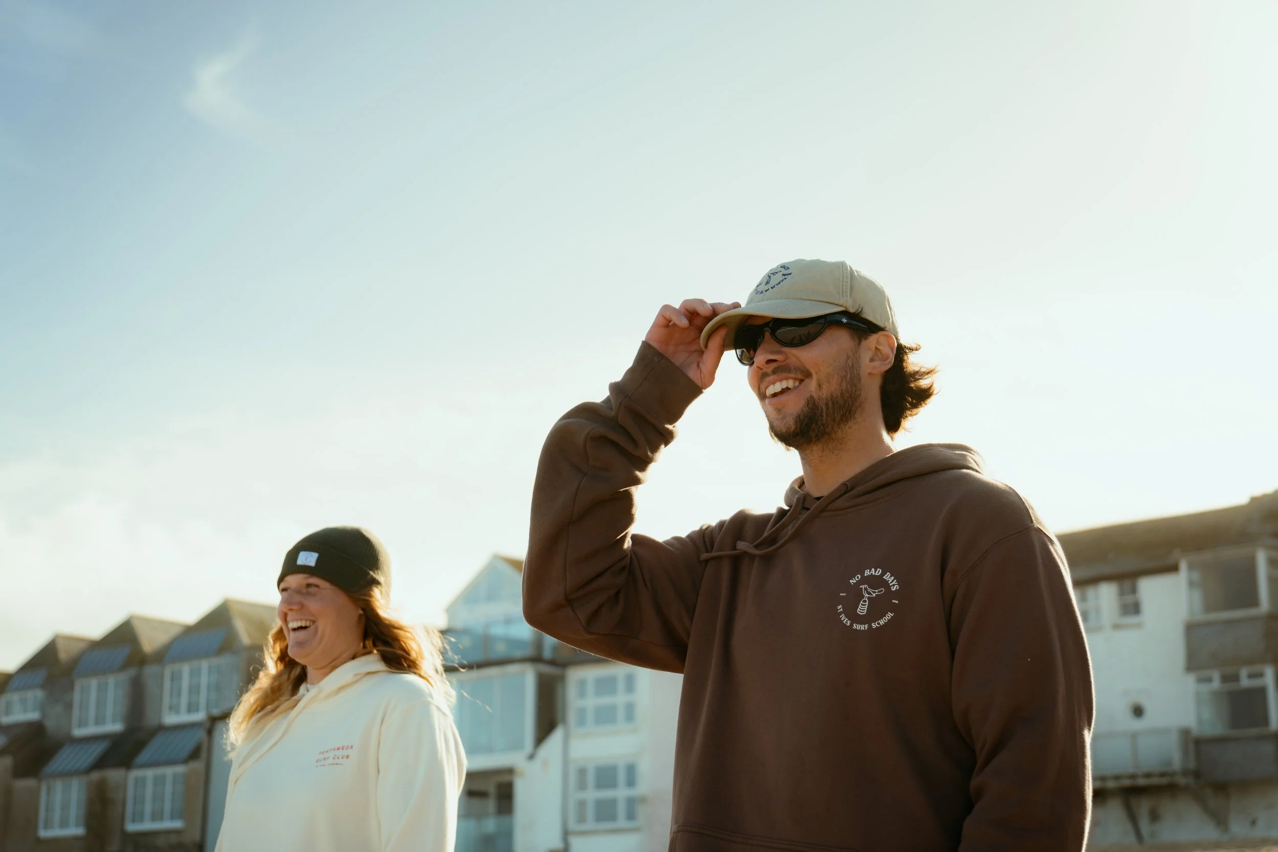 Excellent Boards and Fins Hoodie- Walnut