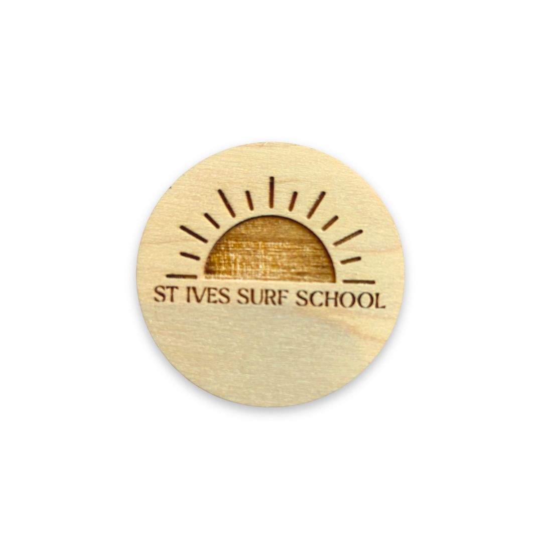 ‘Sunrise Logo’ St Ives Surf School Magnet