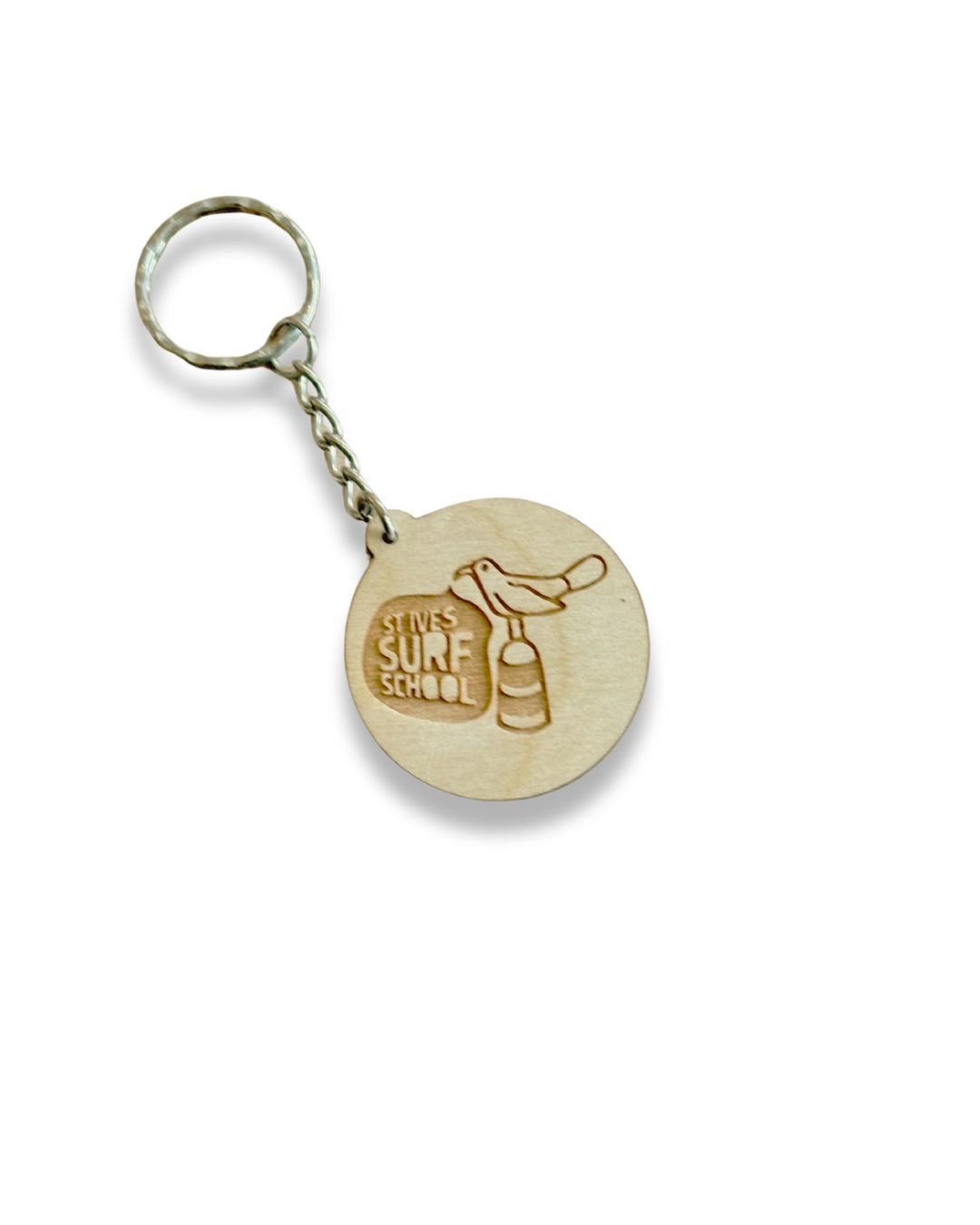 ‘Seagull Logo’ St Ives Surf School Key Ring