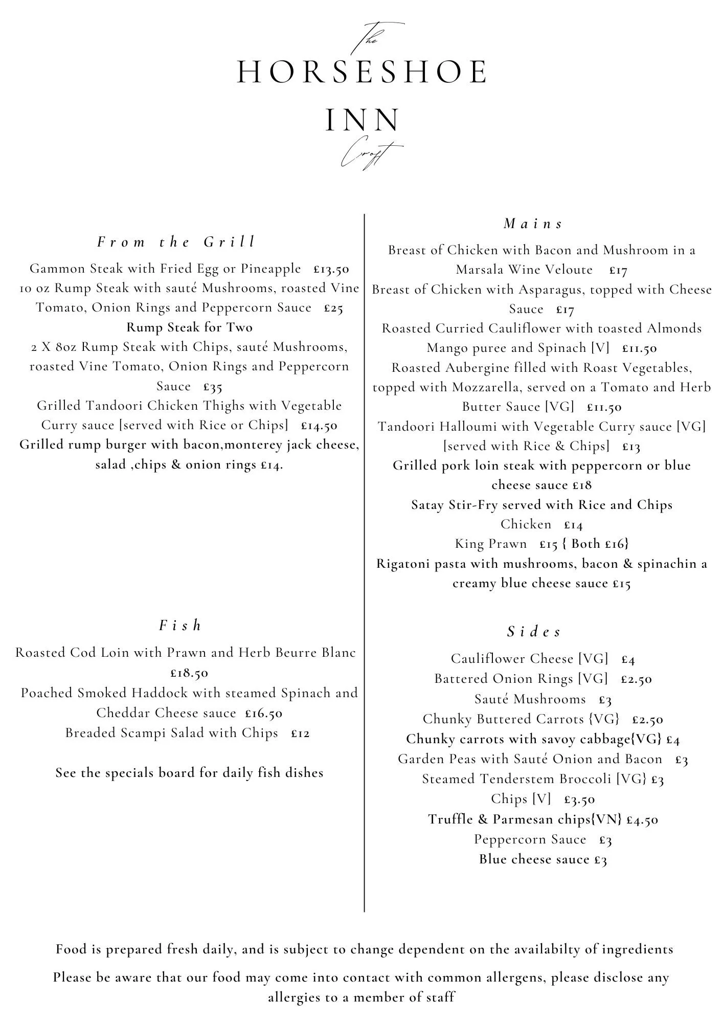 The Horseshoe Inn