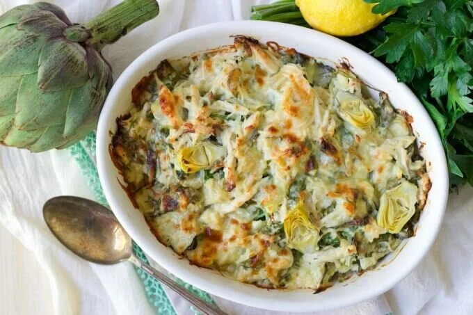 And Artichoke Dip Keto Artichoke Chicken Casserole Warm Spinach