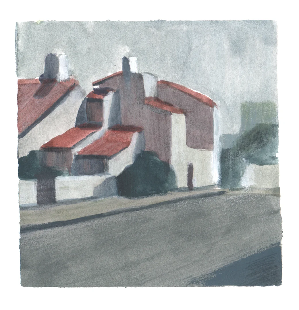 Original gouache background