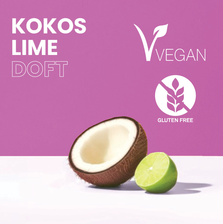  Oemotståndlig doft av  kokos  och  lime . 