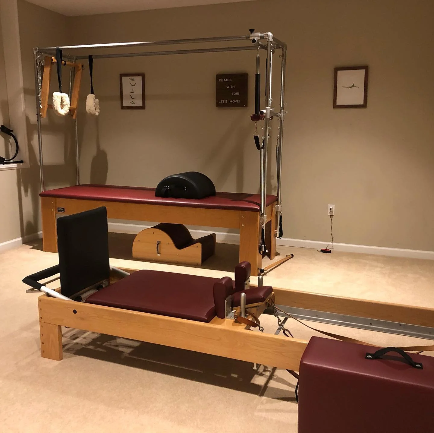 I&rsquo;m so excited about my new little additions to the studio! Adding a jump board and a baby barrel mean so many more fun exercise variations to do and teach!!