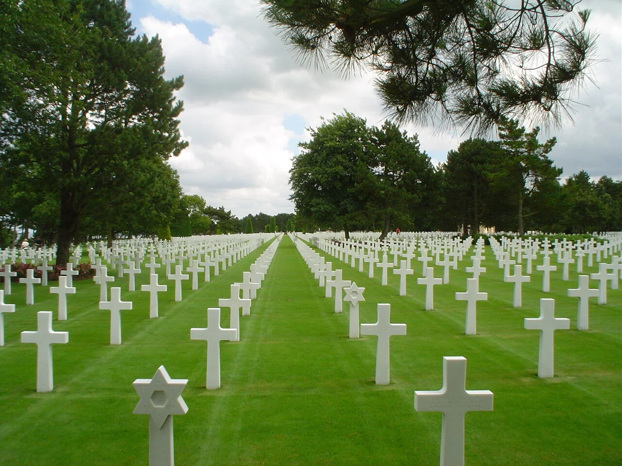 Original photo by Tom Greene. The American Cemetery- Normandy, France