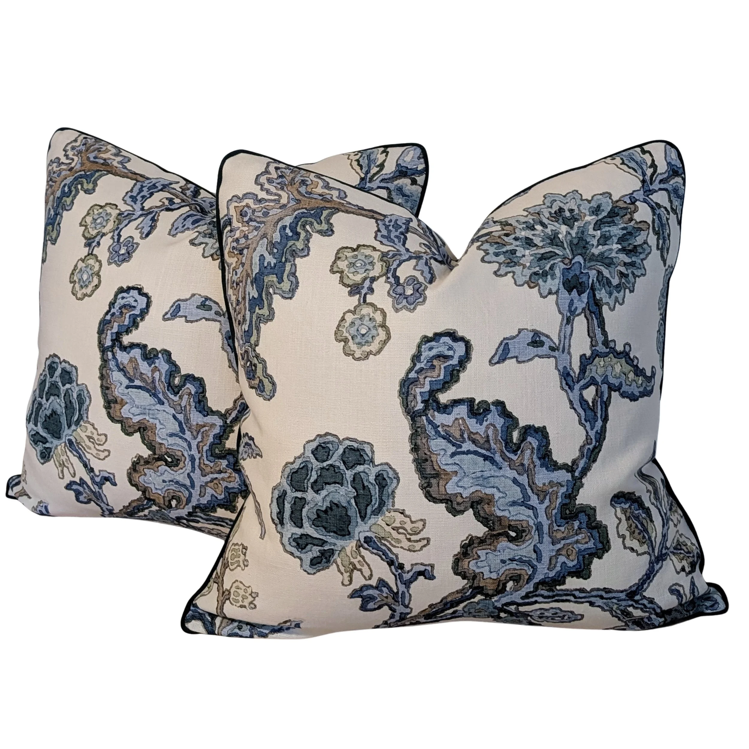 Cowtan & Tout Aubury Aqua Pillows