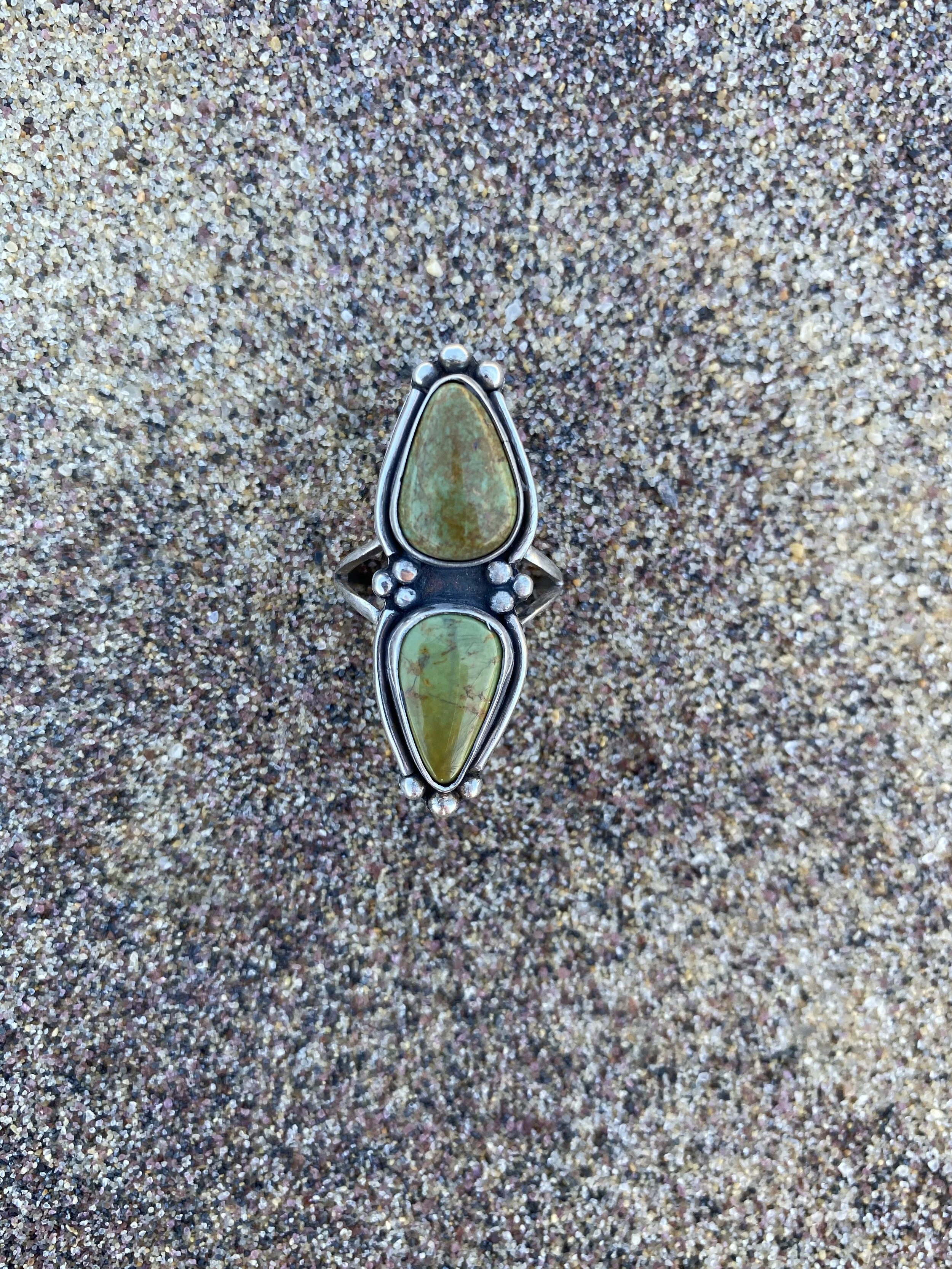 Evans Turquoise Goddess Ring