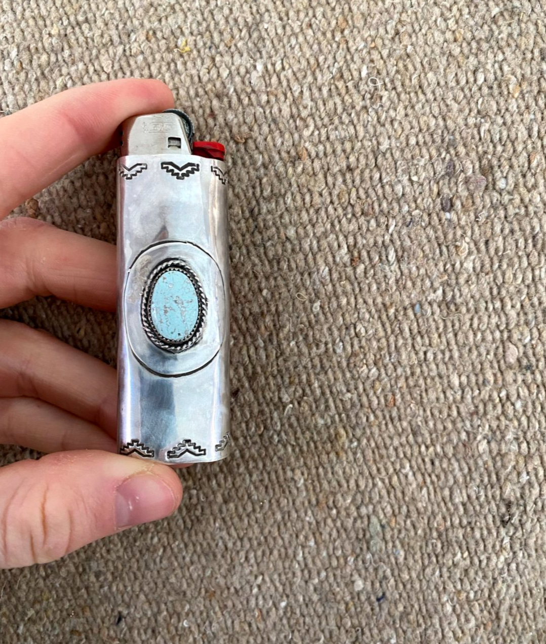 Sterling Silver Lighter Case 