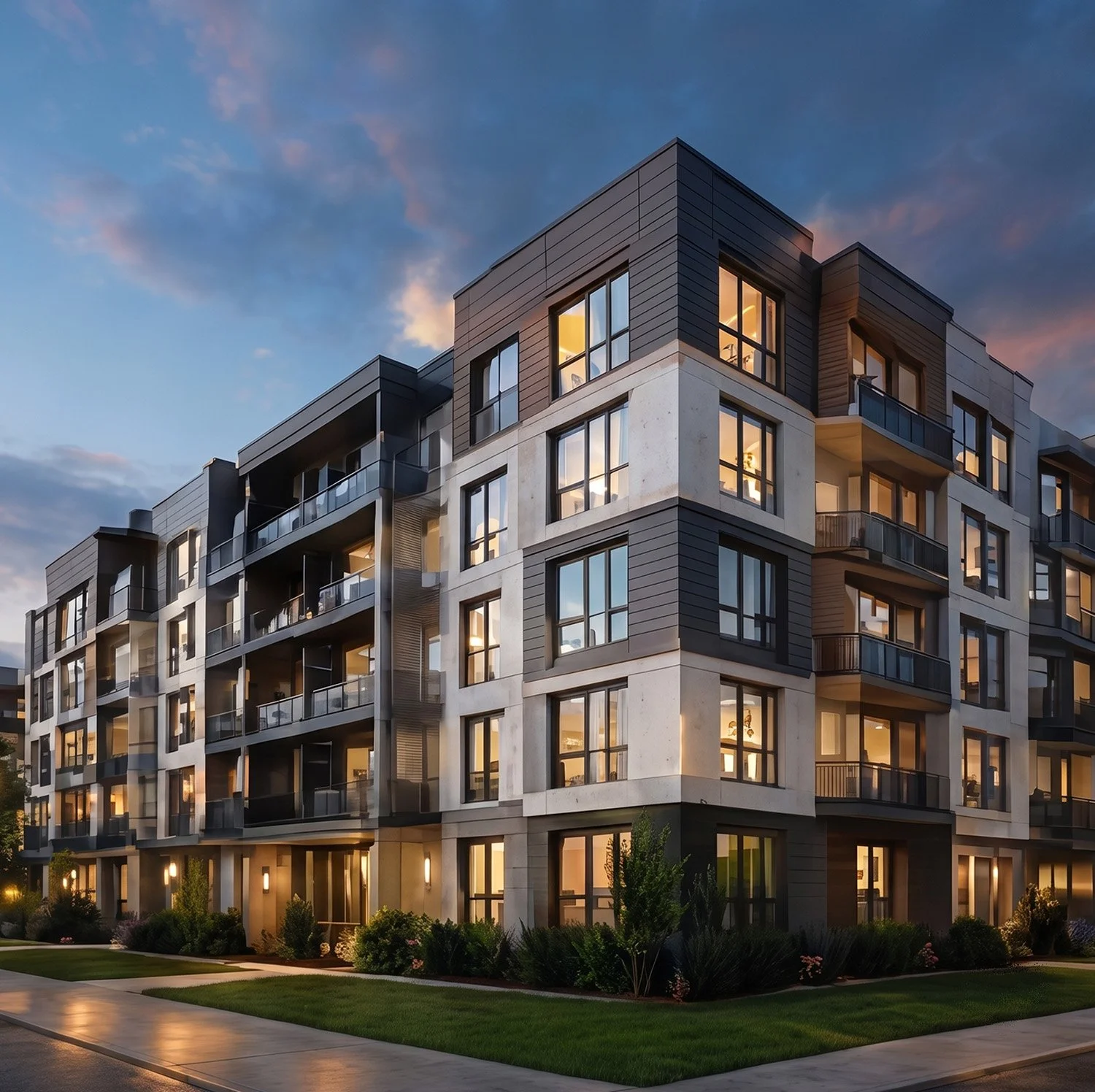 Multifamily apartment building