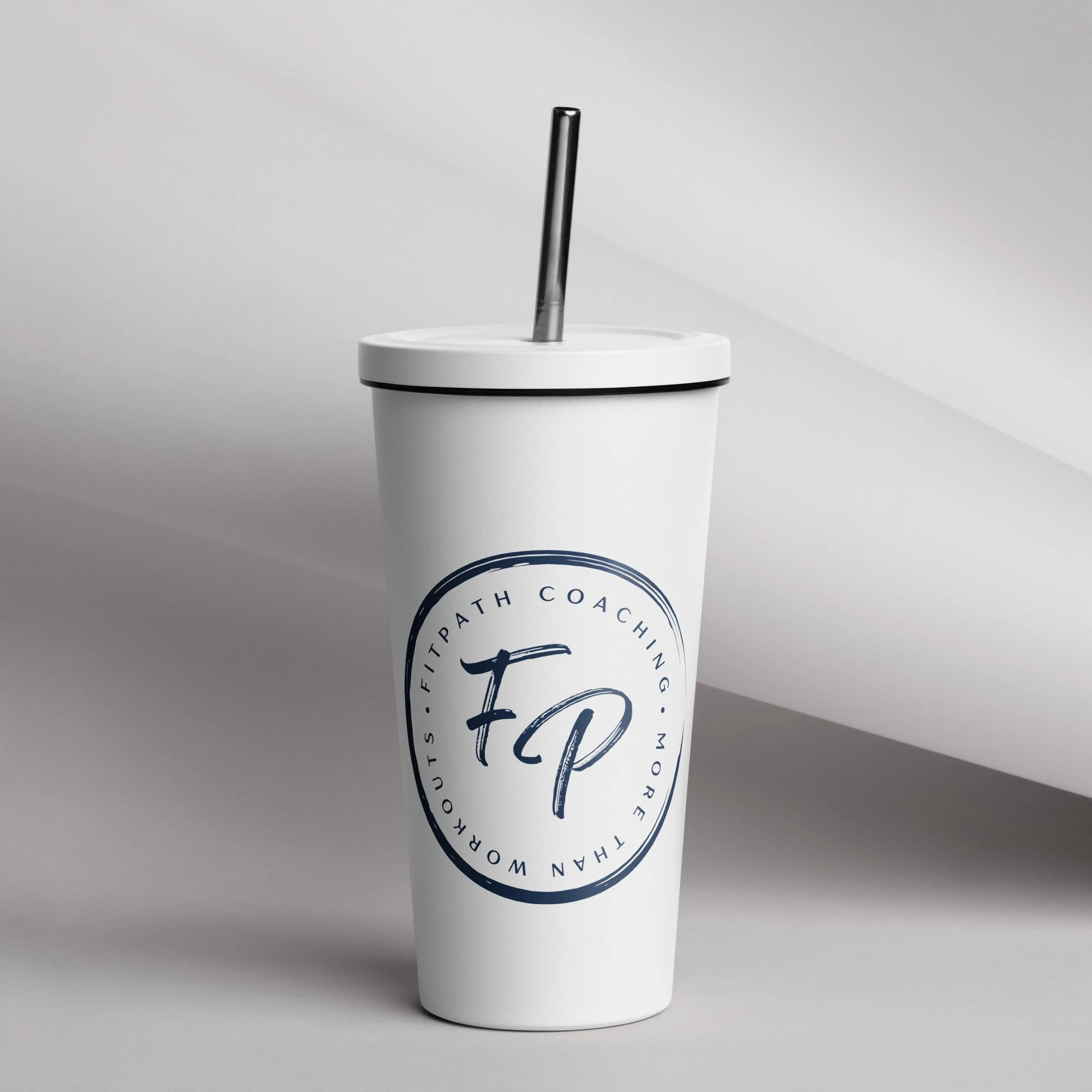 FP Insulated Tumbler Navy Logo