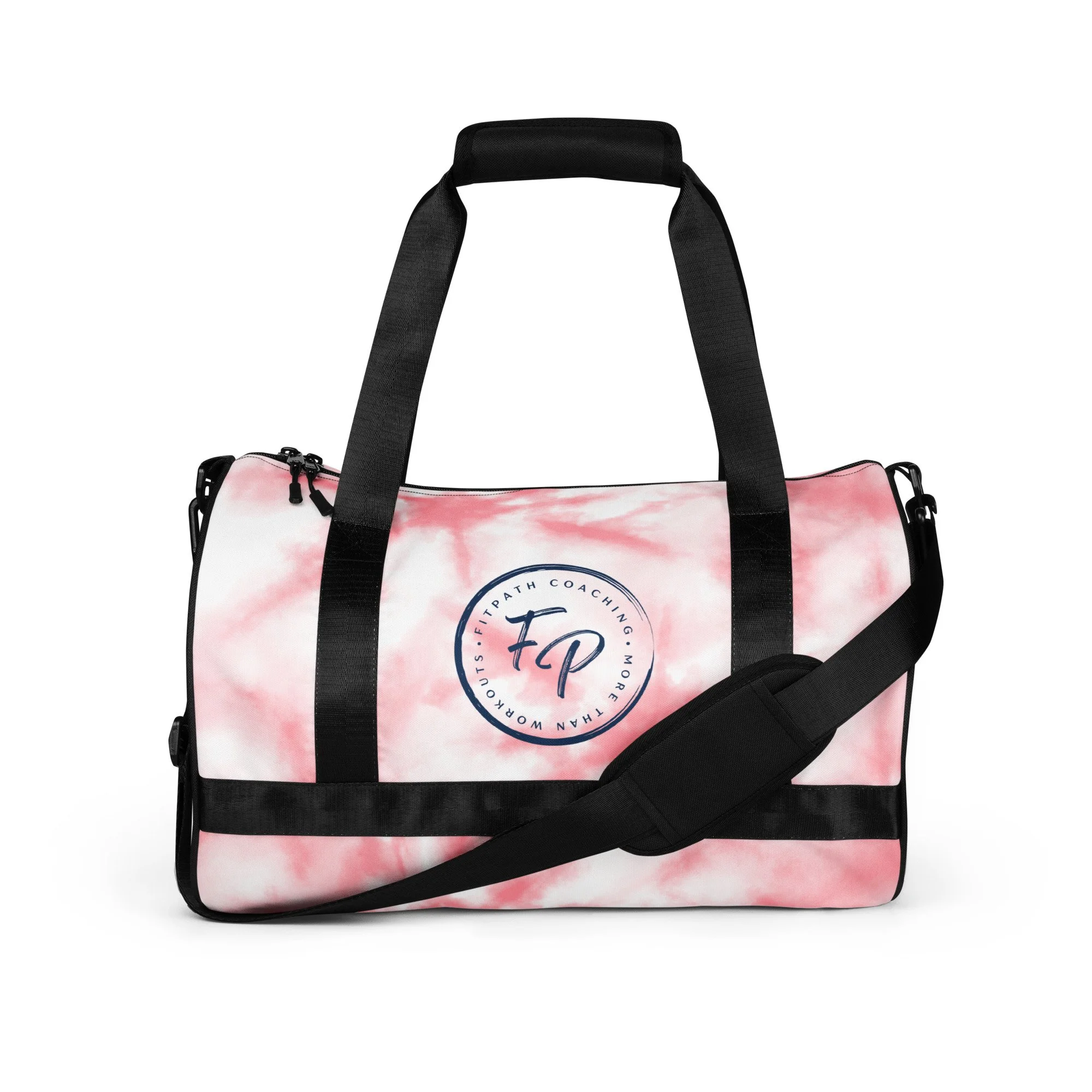 Tie dye gym bag Pink