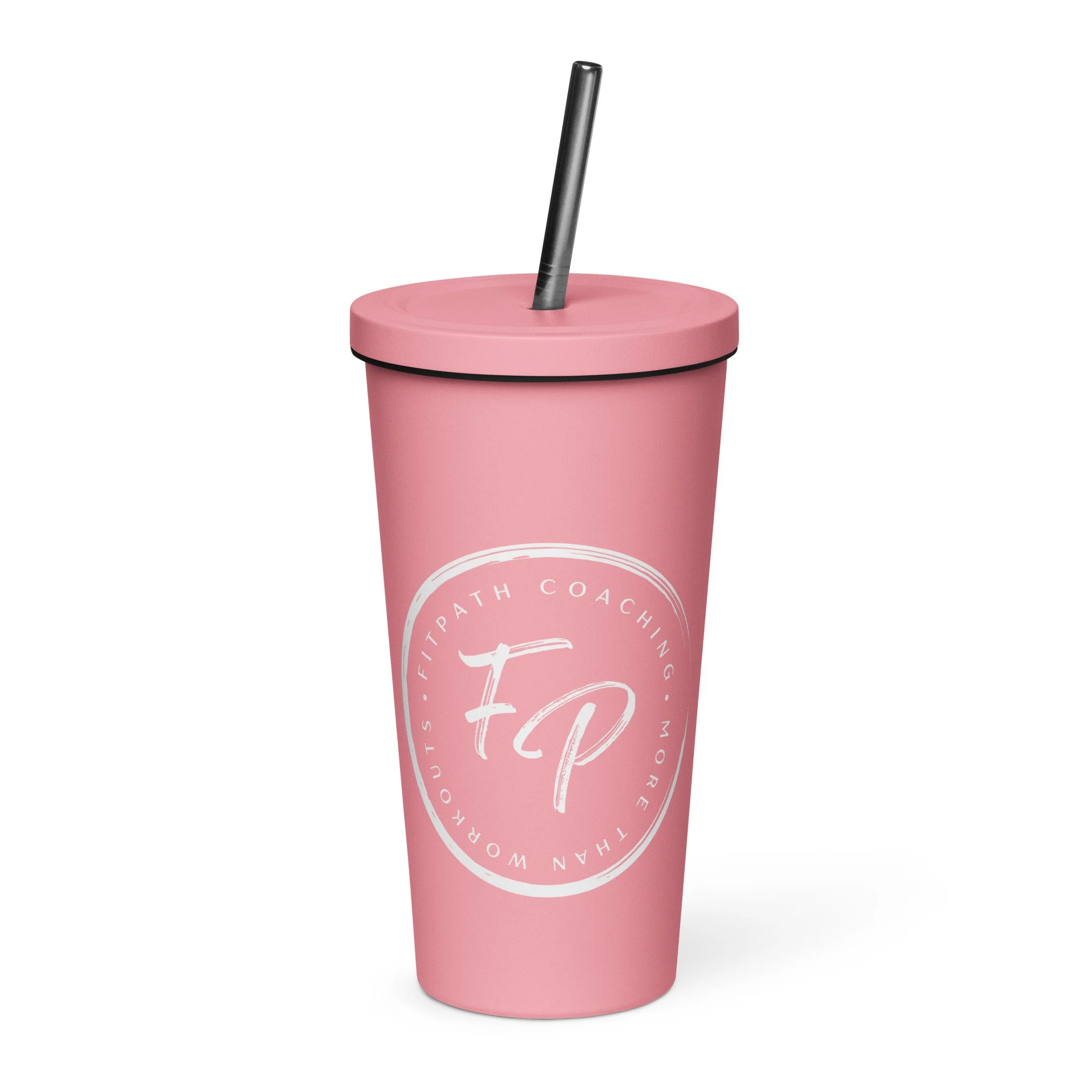 FP Insulated Tumbler White Logo