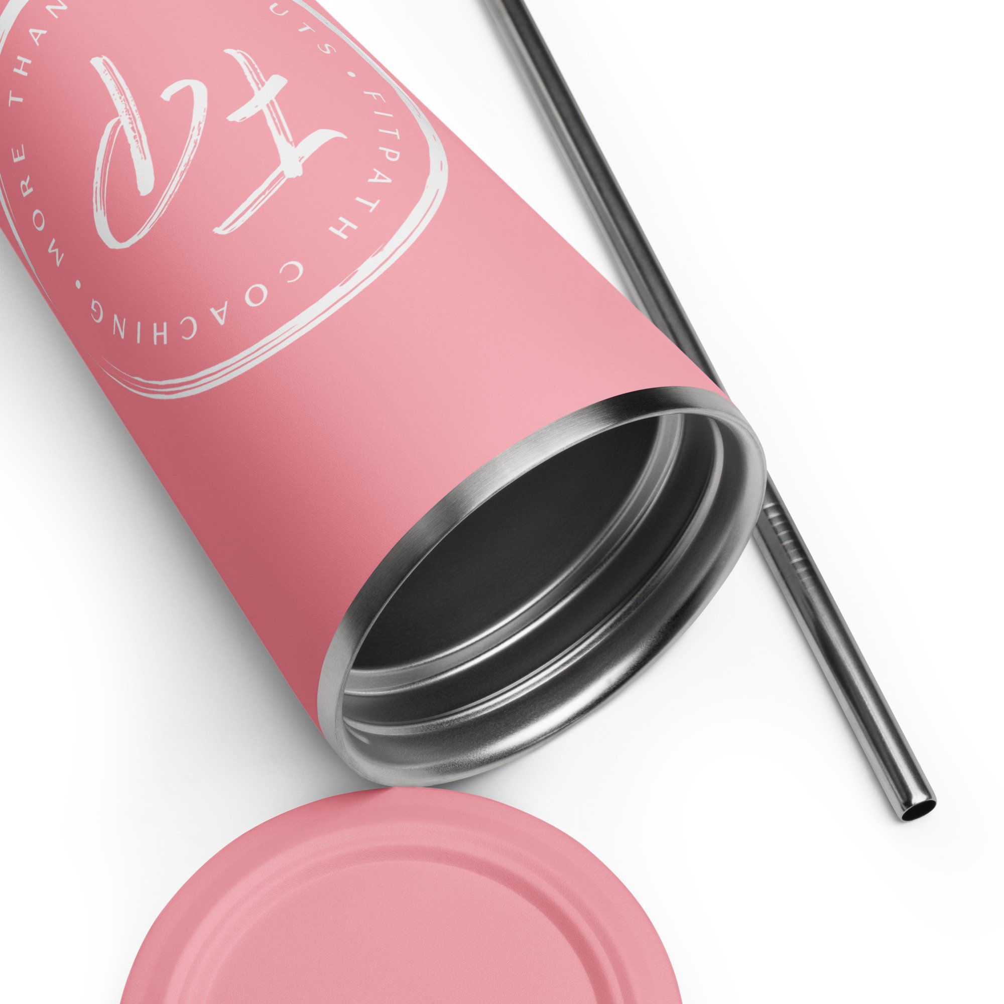 FP Insulated Tumbler White Logo
